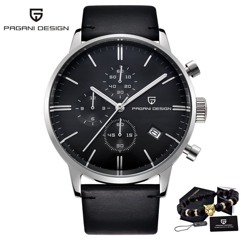 2022 New PAGANI DESIGN Brand Luxury Watches For Men Automatic Date Watch Waterproof Chronograph VK67 Movement Relogio Masculino