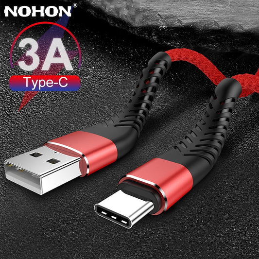 20cm 1m 2m 3m Fast Charge Type C USB C Cable For Samsung Huawei Xiaomi Type-C USBC Charger Origin Mobile Phone Wire Long Short