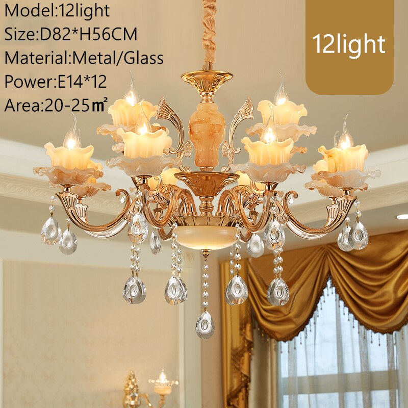 Modern Led Chandelier For Foyer Living room Diningroom Kitchen Lustre  6light-18light Led Ceiling Dolomite Chandelier Lighting