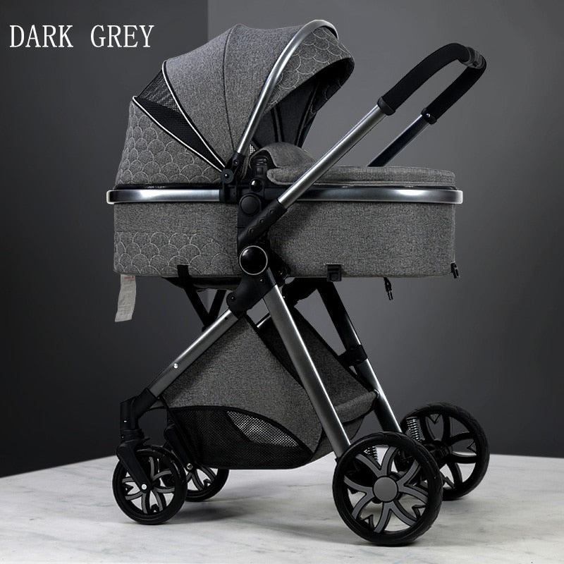 Fashion Baby Stroller 3 in 1 Baby Travel System Newborn Baby Cart Portable Pushchair Baby Cradel Infant Carrier Free Shipping