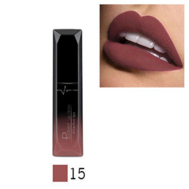 Pudaier Nude Matte Liquid Lipsticks Waterproof Long Lasting Lip Gloss Sexy Red Velvet Lip Tint Women Makeup Cosmetics Batom