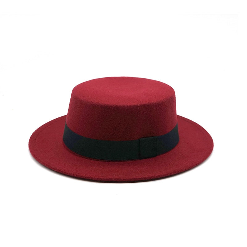 Winter Autumn Imitation Woolen Women Men Ladies Fedoras Top Jazz European American Round Caps Bowler Hats Feminino Gorra