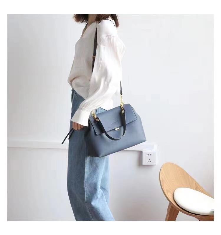 Fashion Design Women&#39;s Handbag Genuine Leather Female Shoulder Bags 2021 Vintage Large Luxury Crossbody Bag High Quality