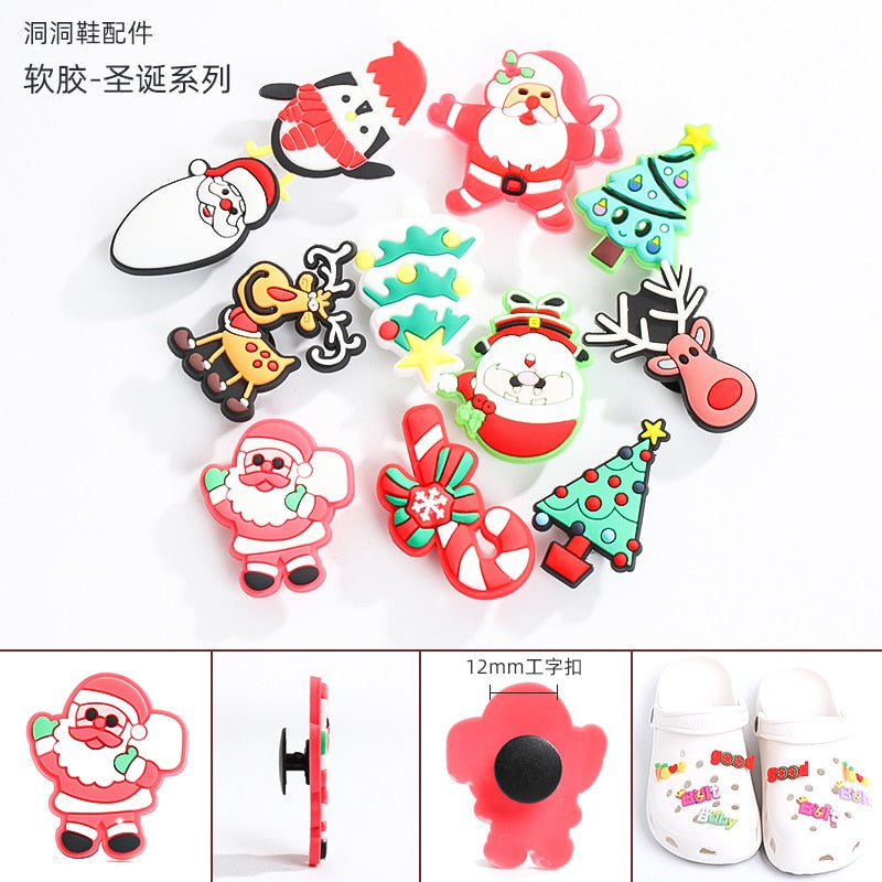 Shoe Charms Decoration Buckle carton chocolate ice cream fruit acrylic M JIBZ DIY combiation for croc friend gift 10pcs/set