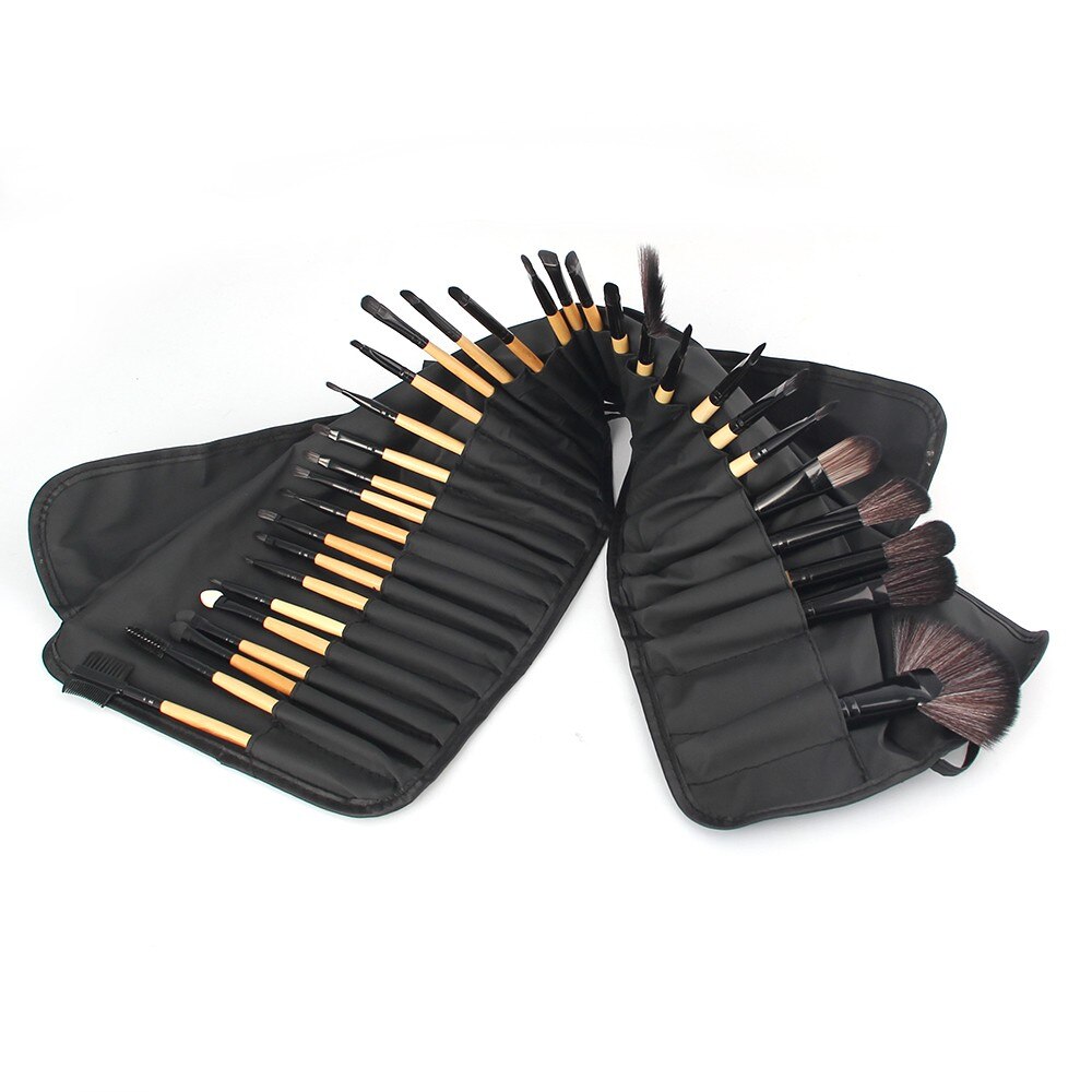 32Pcs Makeup Brush Sets Professional Cosmetics Blusher Tools Eyebrow Powder Makeup Sponge Soft Hair Foundation Shadows With Bag