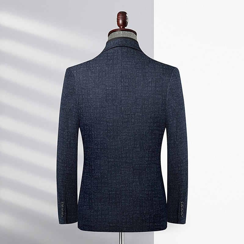 Top Grade New Designer Brand Casual Fashion Korean Jacket Regular Fit Blazer For Men Elegant Wedding Suit Coat Men&#39;s Clothes