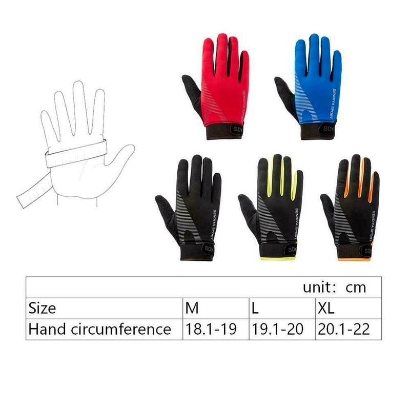 Cycling Breathable Non-Slip  Touchscreen Gloves Outdoor Mountaineering Climbing Fitness Sun Proof Ultra-thin Fabric Bike Gloves