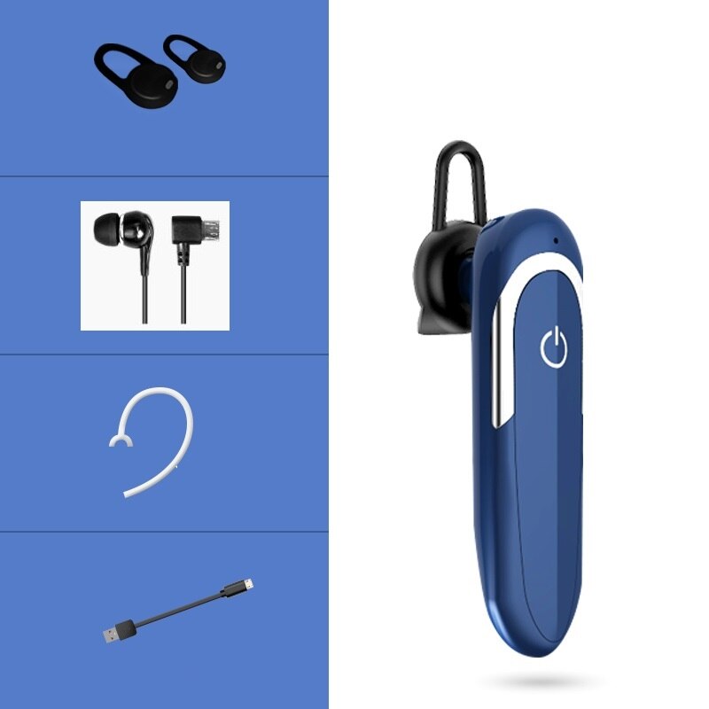 New Handsfree Earbuds Bluetooth Earphone Single Stereo Headphone Wireless Bluetooth Earbuds With Mic Headset For Driving Sport