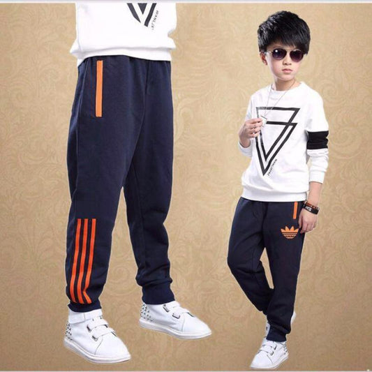 Boys Pants Children&#39;s Trousers Girls Pure Cotton Sports Trousers Kids  Wear Casual Pants Children&#39;s Brand Straight Pants Fashion