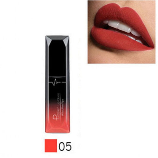 Pudaier Nude Matte Liquid Lipsticks Waterproof Long Lasting Lip Gloss Sexy Red Velvet Lip Tint Women Makeup Cosmetics Batom