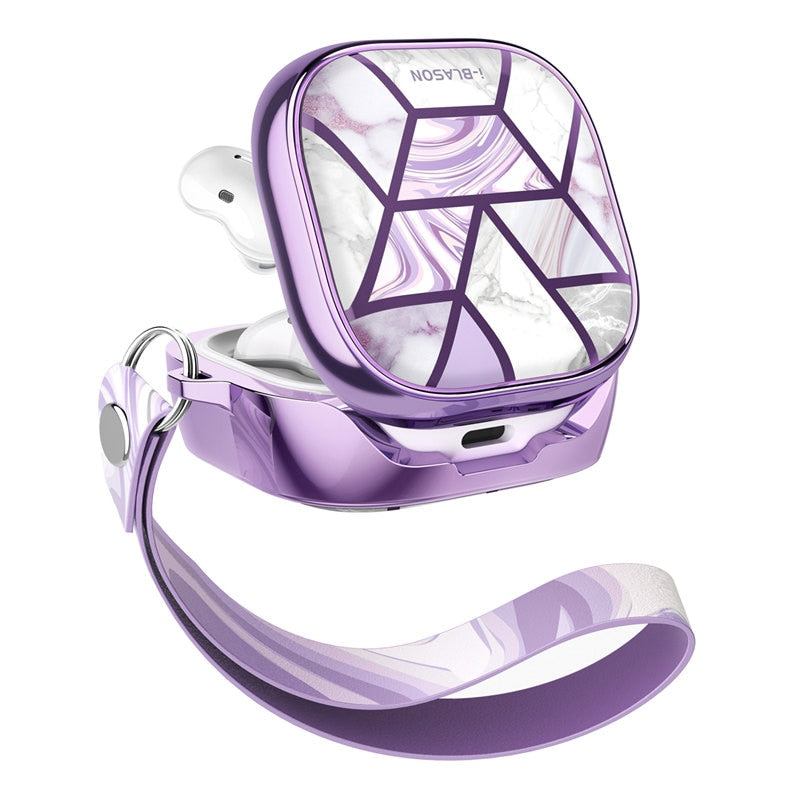 For Samsung Galaxy Buds Live (2020)/Buds Pro (2021)/Buds 2 (2021)/Buds 2 Pro (2022) I-BLASON 360° Protective Case with Lanyard