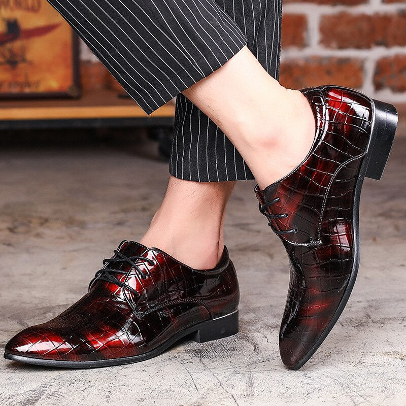 New Men Shoes Oxfords PU Leather For Men Wedding Business Best Formal Party Shoes Chaussure Homme Shoes