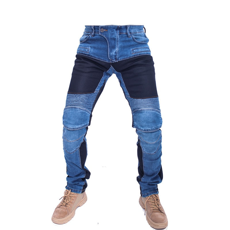 Jeans -  Jeans Leisure Motorcycle Men Off-road Outdoor Jean/cycling Summer Pants With Protect Equipment