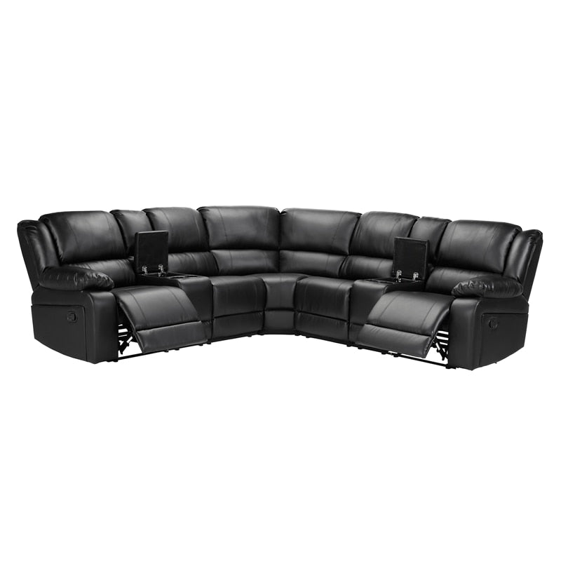 Living Room Sofa Genuine Leather Couch L Shape Corner Nordic Modern Feather Sofa