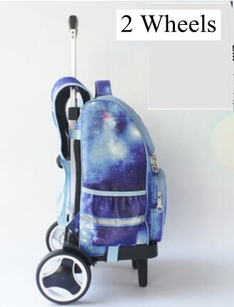 School Trolley Backpack For Girls Trolley bags with Wheels Children School Rolling Backpack Bag For kids  wheeled school bag