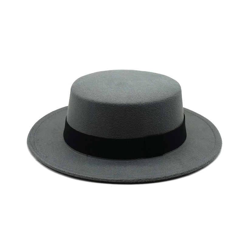 Winter Autumn Imitation Woolen Women Men Ladies Fedoras Top Jazz European American Round Caps Bowler Hats Feminino Gorra