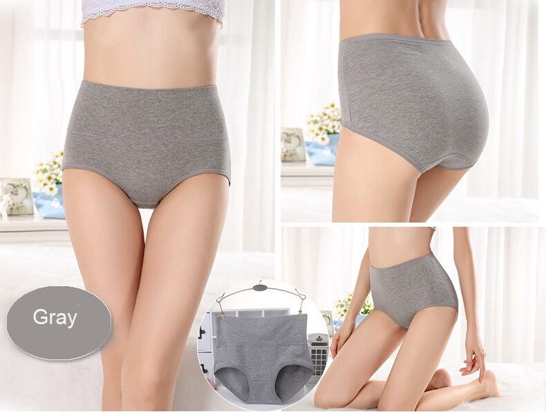 M-XL Plus Size Women&#39;s Cotton Underwear Comfortable High Waist Underwear Women Sexy Panties Underwear Womens Panties