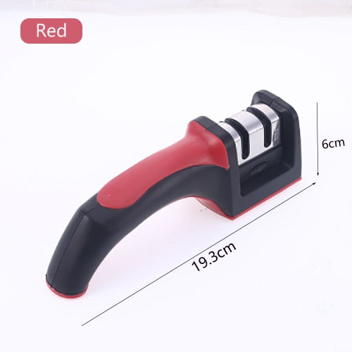 Knife Sharpener Stainless Steel 3 Stages Professional Kitchen Tool Sharpening Stone Manual Kitchen Grindstone Grinder Tools  Des