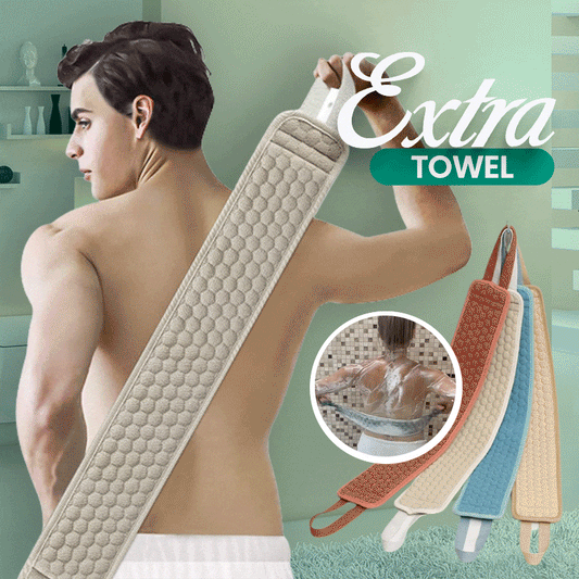 Shower Exfoliating Back Scrubber Bath Belt Towel Ball Glove Deep Mud Clean Korean Body Washcloth Japanese Rear Scrub Pull Strap