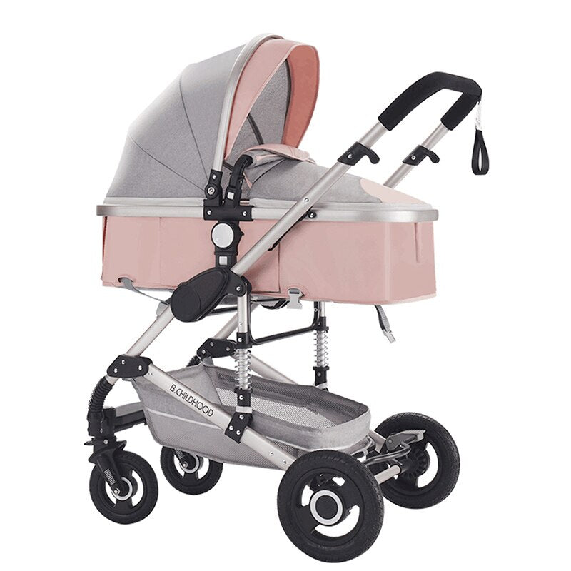 Luxury  Baby Stroller High Landview 3 in 1 Baby Stroller  Portable Baby Pushchair Baby Pram  Baby Comfort for Newborn