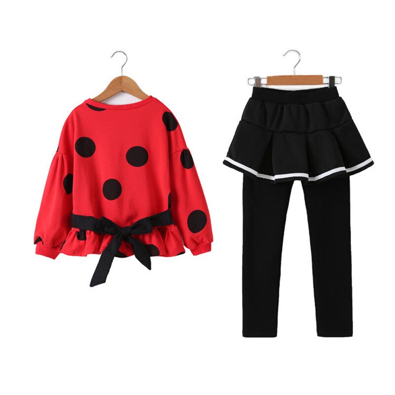 2020 Girls Clothing Sets Children Long Sleeve Sweatshirt Coat Pant Leggings Set Teen Girl Holiday Tracksuit Kids Clothes Set