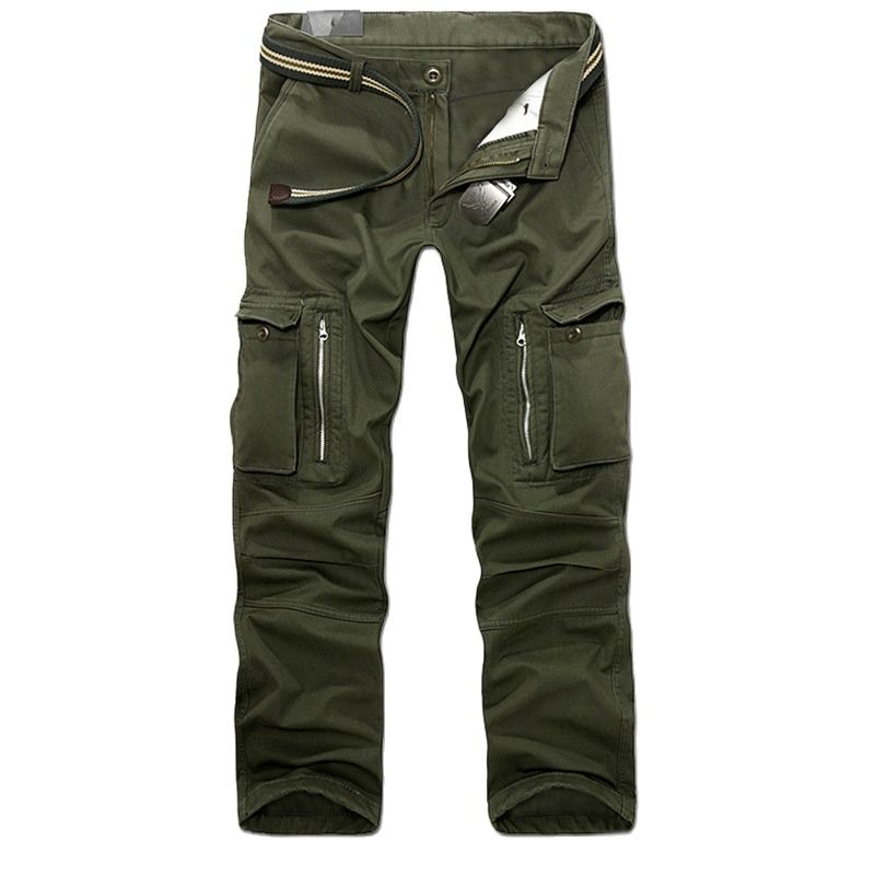 2022 Autumn Winter New Men's Casual Overalls Men Multi-pocket Casual Plus Size Pants Male Fashion Military Tactical Trousers