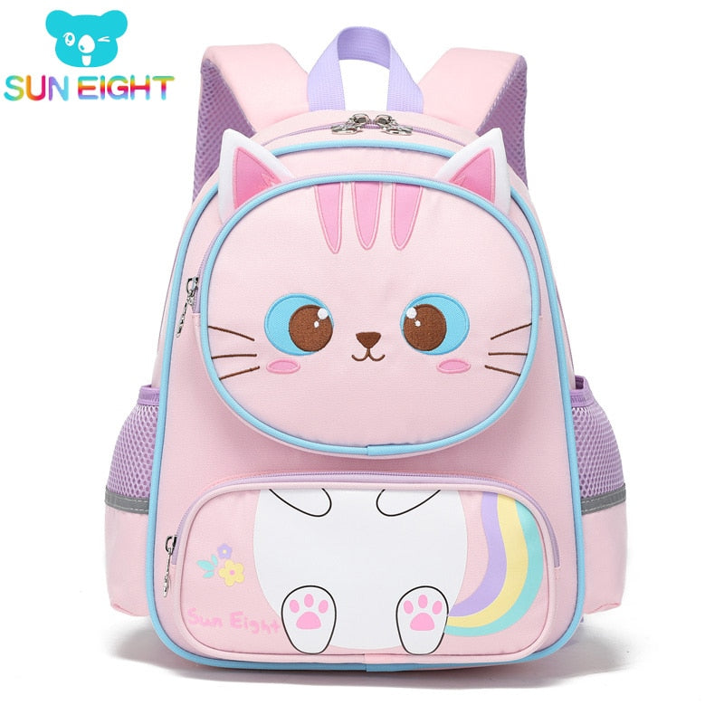 Kindergarten Backpacks 14inch Cartoon Preschool Backpack  Cute School Bags Kid Gift