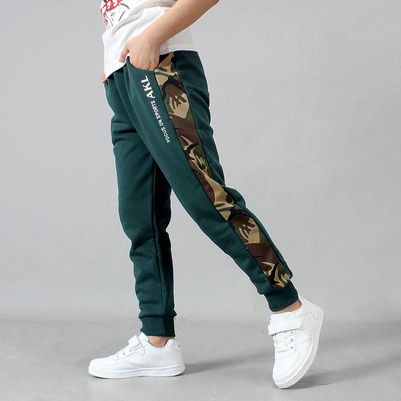 Boys Sport Pants Children Casual Pants Cotton Spring Autumn Boys Long Trousers Kids Letter Clothing Elastic Waist Jogger Pant