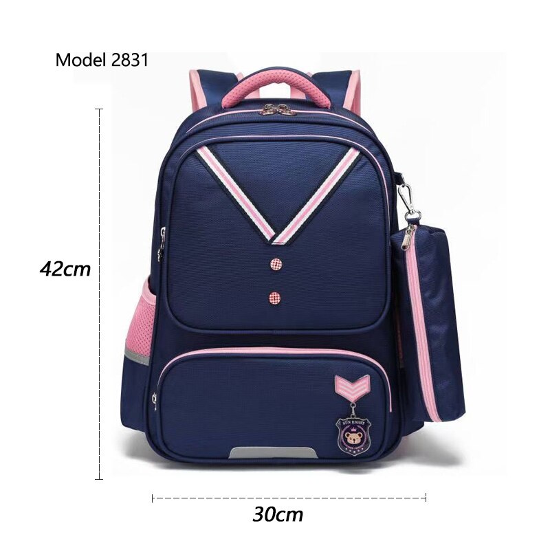 SUN EIGHT Hot Primary School Bag Waterproof Backpacks For Girls  Pencil Box Kids Bookbags Mochila