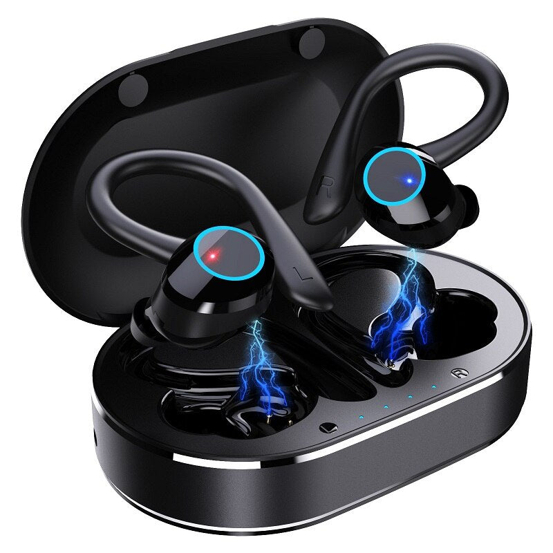 TWS Bluetooth Earphones Touch Control Wireless Headphones with Microphone Sports Waterproof Wireless Earbuds 9D Stereo Headsets