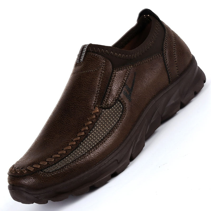ZUNYU New Trademark Size 38-47 Upscale Men Casual Shoes Fashion Leather Shoes For Men Summer Men&#39;S Flat Shoes Dropshipping