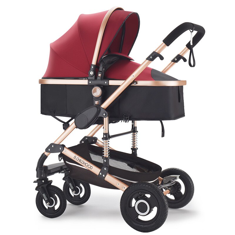 Luxury  Baby Stroller High Landview 3 in 1 Baby Stroller  Portable Baby Pushchair Baby Pram  Baby Comfort for Newborn