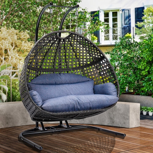 2 Person / Single swing chair hanging chair garden chair egg chair Outdoor Patio Furniture