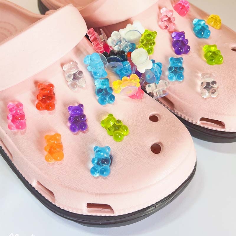 Wholesale 10 Pcs Crocs Charms Fit for Children Women Shoes Decorations Accessories Charm for Crocs Set JIBZ Decoration