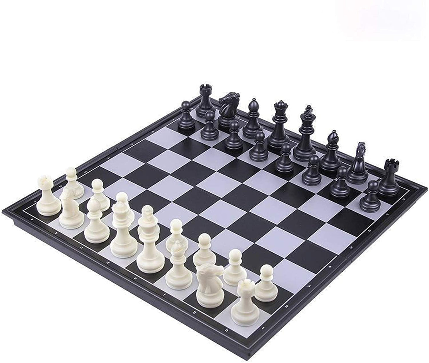 33CM Inches Magnetic Travel Chess Set with Folding Chess Board for Beginner, Kids and Adults