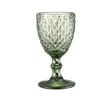 Retro Cup Carved Goblet Glasses Of Wine Heat-Resistant Glass For Champagne Whiskey Cocktail Christmas Gifts Bar Drinking Utensil