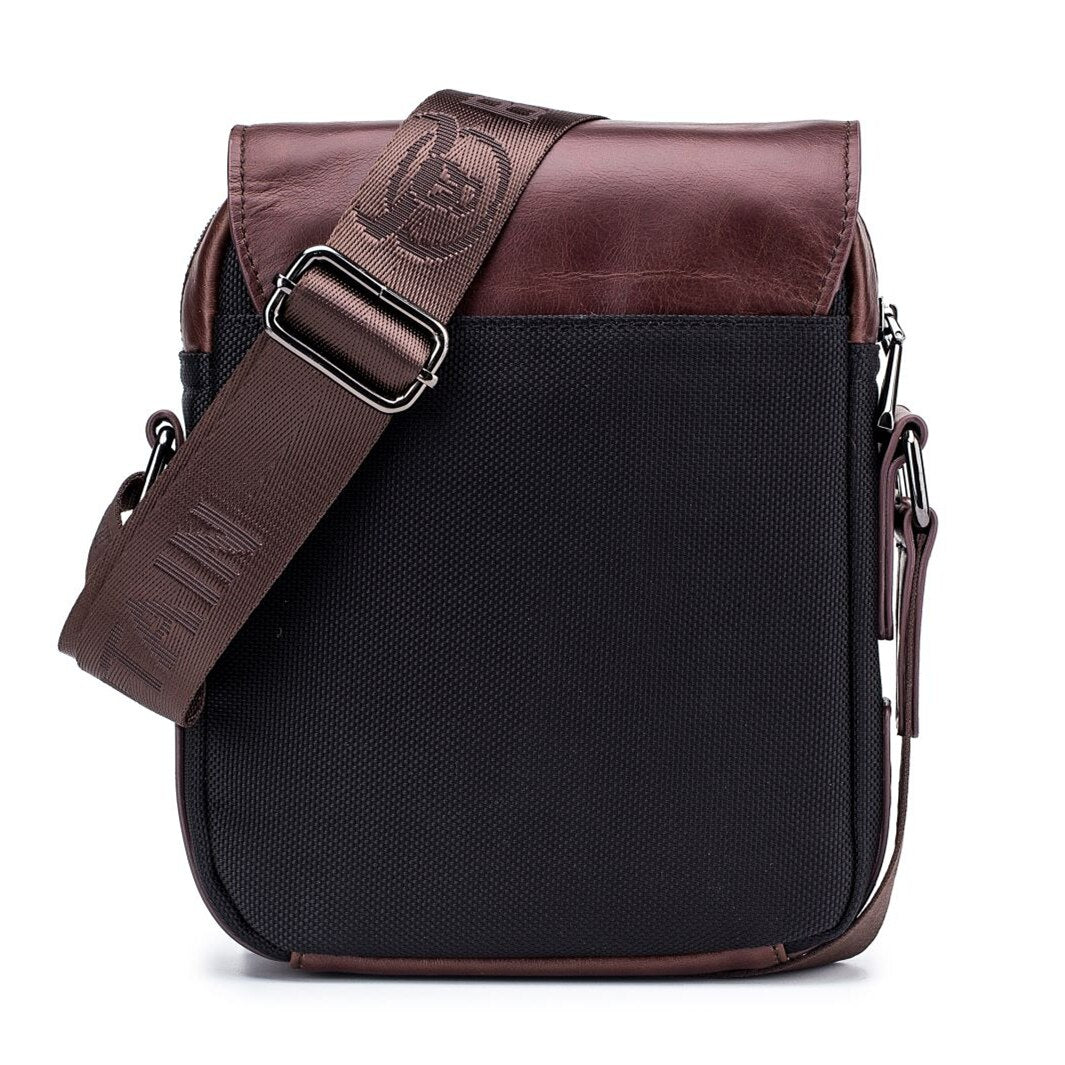 Genuine Leather Shoulder Bag 2020 Luxury Men&#39;s Cross-Body Messenger  Male Causal Business Handbag Travel Day Pack Unisex