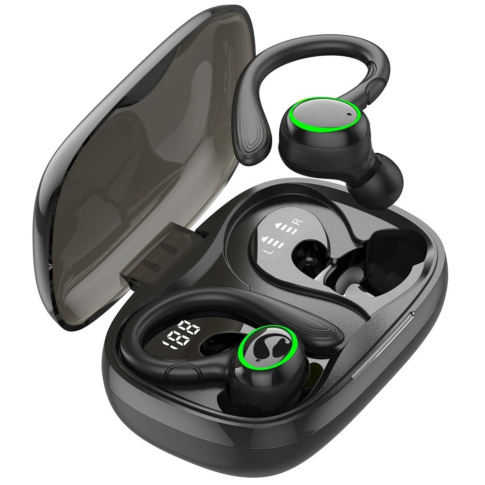 Wireless Earphones i25 TWS Bluetooth-compatible 5.1 Stereo HIFI Headphones Digital Display In-Ear Earbuds Headset Waterproof