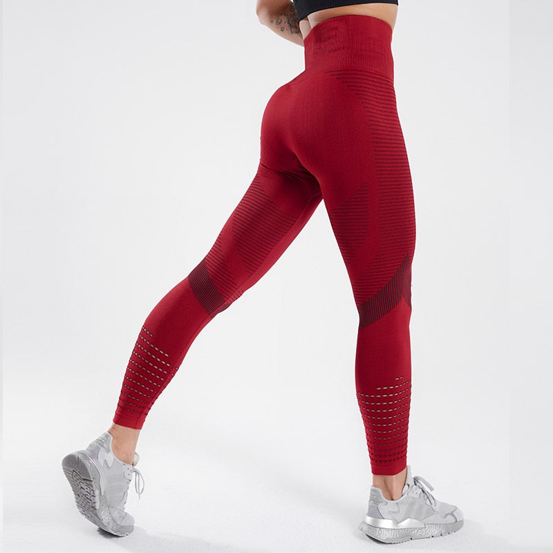 CHRLEISURE Women Fitness Seamless Leggings Workout Push Up Leggings High Waist Workout Gym leggins Mujer 5 Color 2020