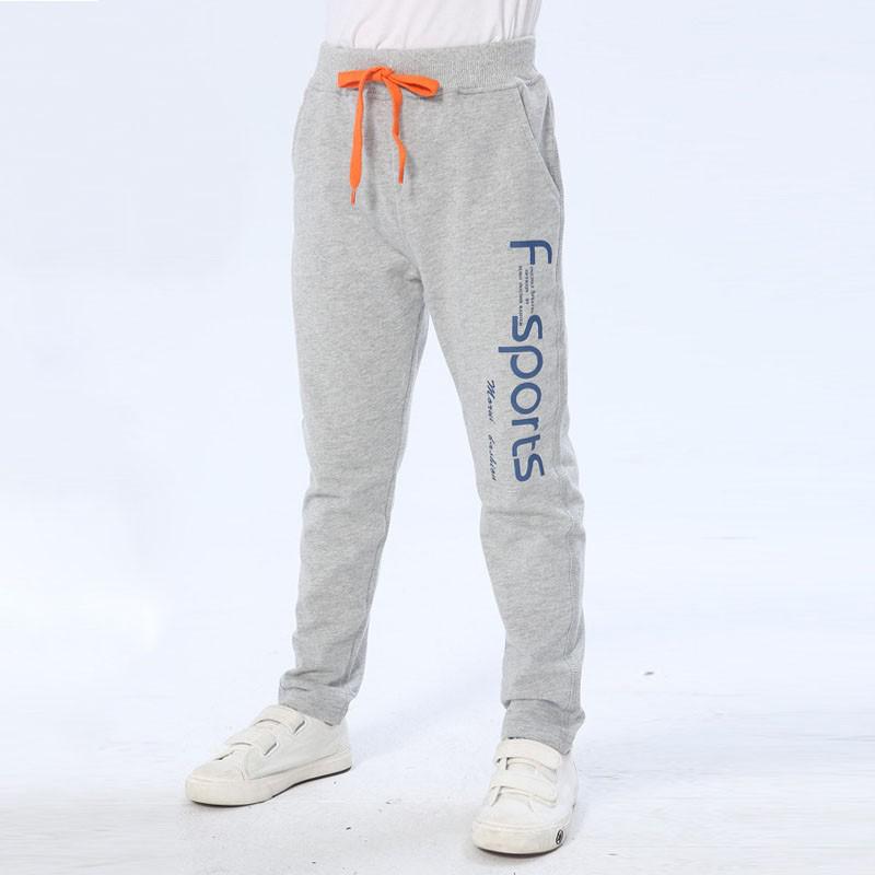 Boys Sport Pants Children Casual Pants Cotton Spring Autumn Boys Long Trousers Kids Letter Clothing Elastic Waist Jogger Pant