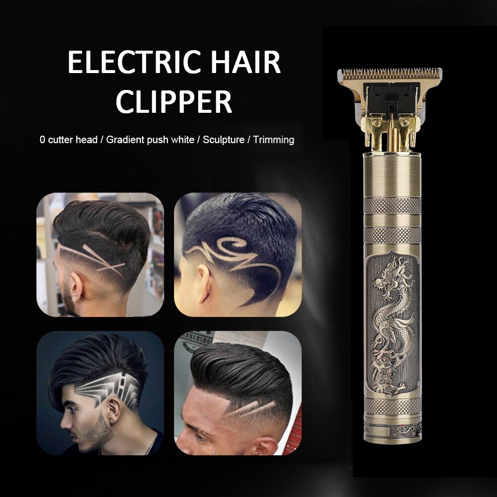 Hair Clippers USB Rechargeable Baldheaded Electric  Trimmer Men Barber  Cutting Machine Cordless Shaver  Battery