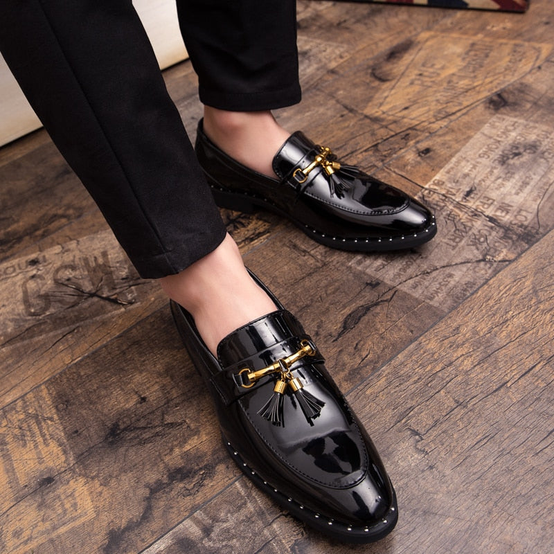 Men tassel loafers Mens loafers leather Man shoes leather tassel Mocassin homme Calzado hombre Zapatos de hombre Men shoes