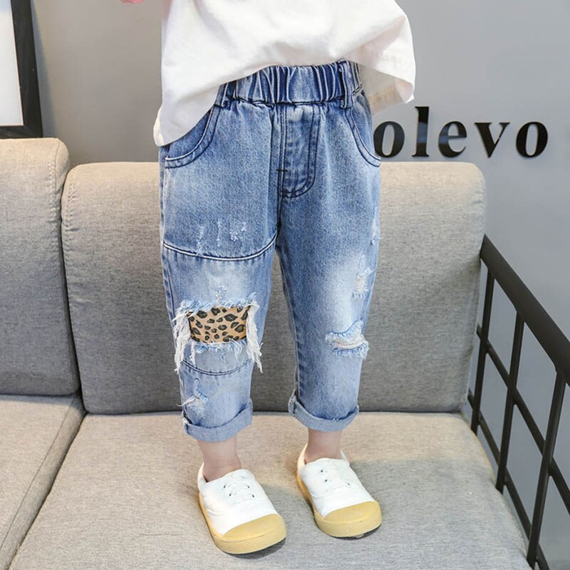 Baby Jeans Solid Color Jeans For Girls Spring Autumn Jeans Boy Girl Casual Style Toddler Girl Clothes