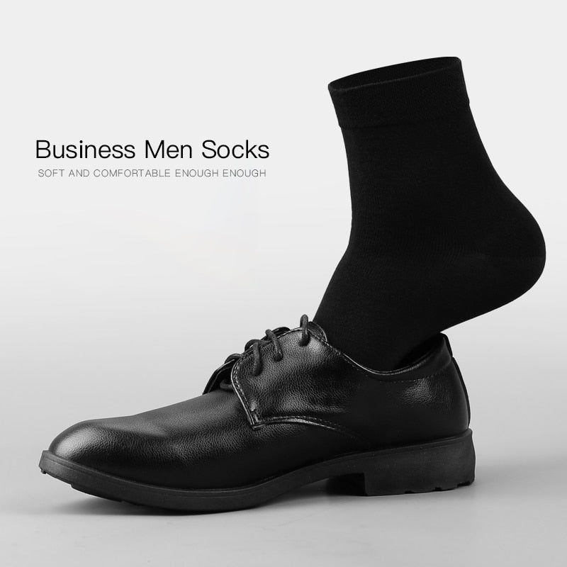 HSS Brand Men&#39;s Cotton Socks New Style Black Business Men Socks Soft Breathable Summer Winter for Male Socks Plus Size (6.5-14)