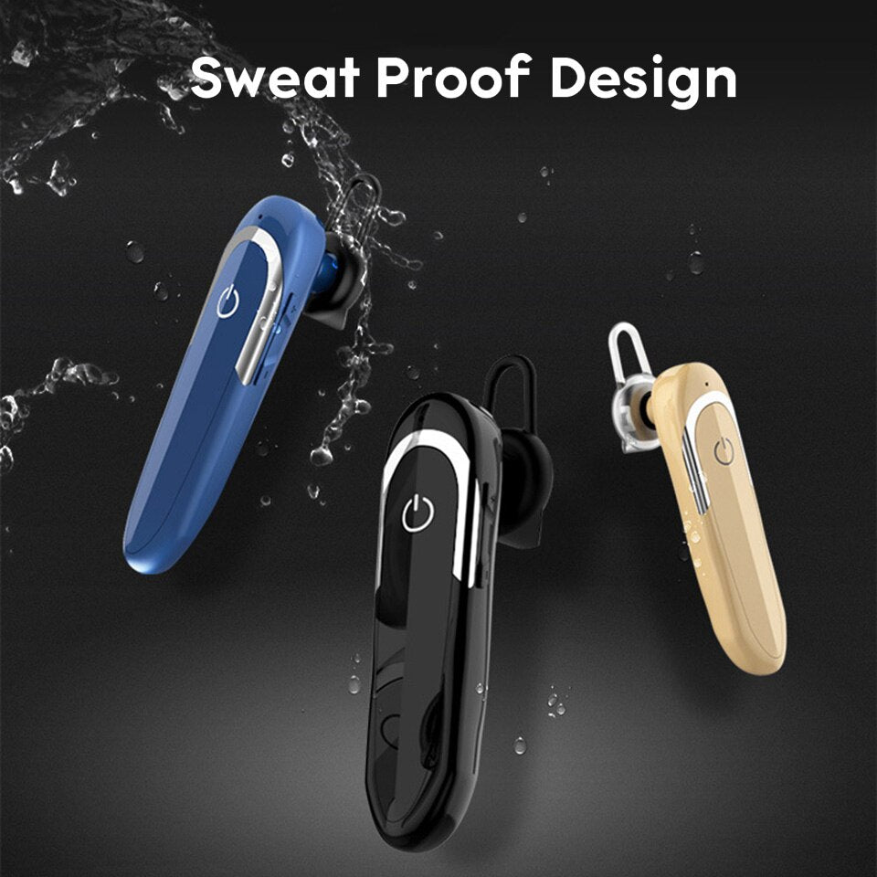 New Handsfree Earbuds Bluetooth Earphone Single Stereo Headphone Wireless Bluetooth Earbuds With Mic Headset For Driving Sport