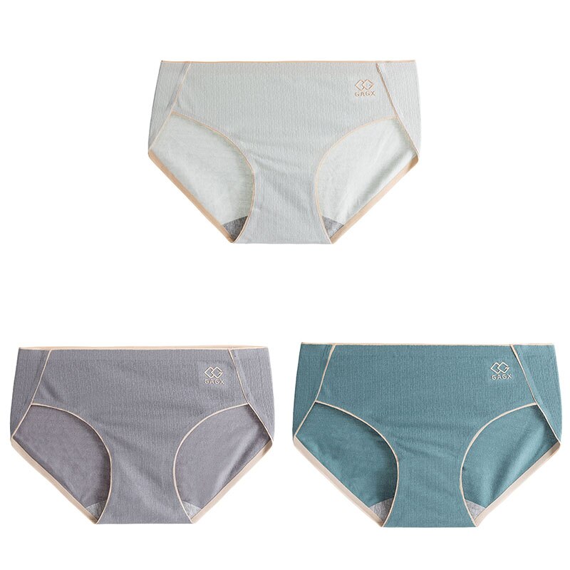 High Quality 3Pcs Womens Panties Cotton Panties Briefs Women Underwear Lingerie Femme Bow-knot Underpants Women&#39;s Intimates