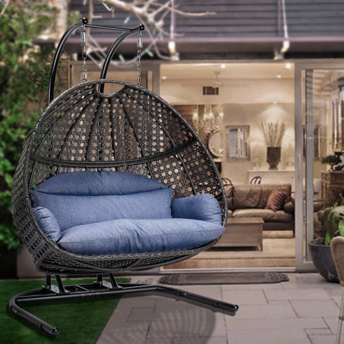 2 Person / Single swing chair hanging chair garden chair egg chair Outdoor Patio Furniture