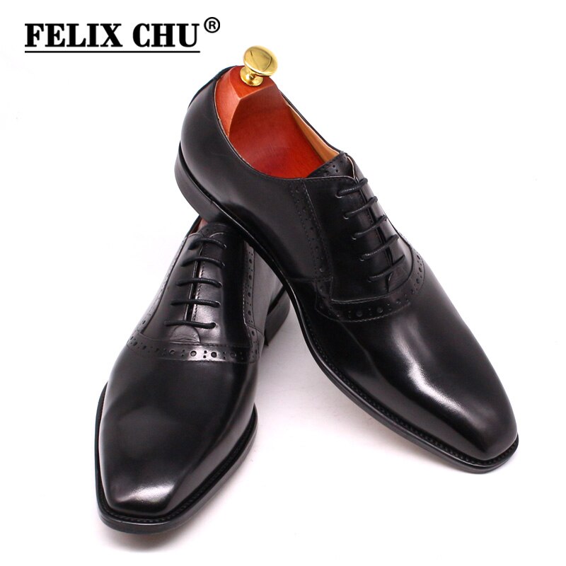 Size 47 Size 13 Handmade Men&#39;s Dress Shoes Genuine Leather Formal Oxfords Wedding Business Office Plain Toe Men Leather Shoes