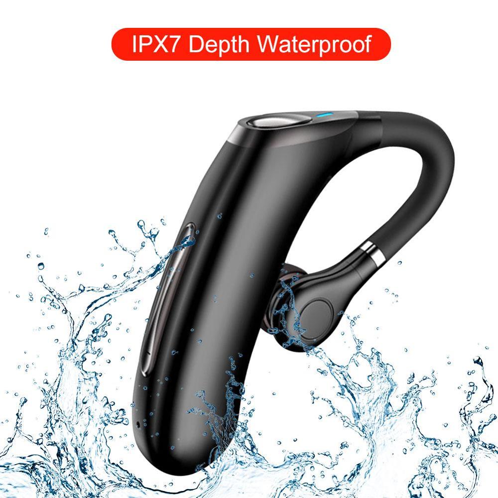 32 Hours Play Business Bluetooth Headset Car Bluetooth Earpiece Hands Free with mic ear-hook Wireless Earphone for iPhone xiaomi