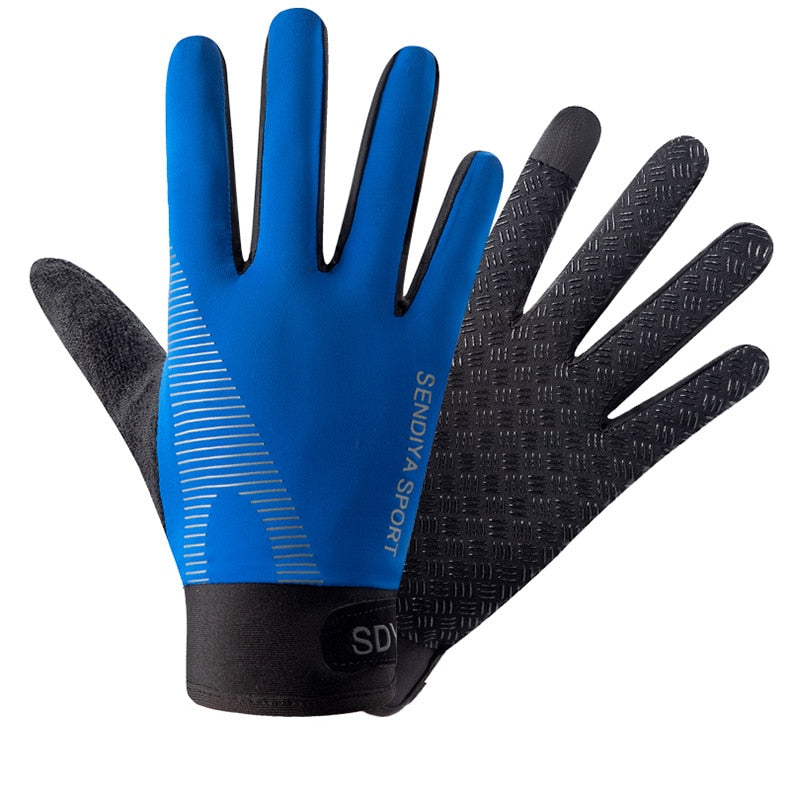 Cycling Breathable Non-Slip  Touchscreen Gloves Outdoor Mountaineering Climbing Fitness Sun Proof Ultra-thin Fabric Bike Gloves